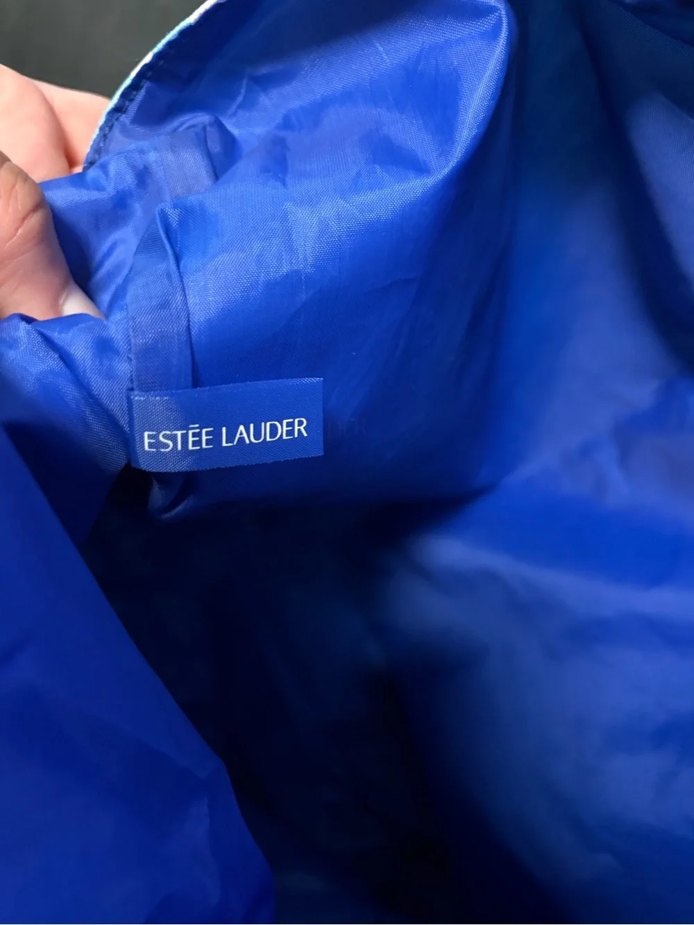 Estée Lauder Geometric Canvas Tote Bag